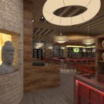 Red Pine Restaurant visualization project by Cadnetics.